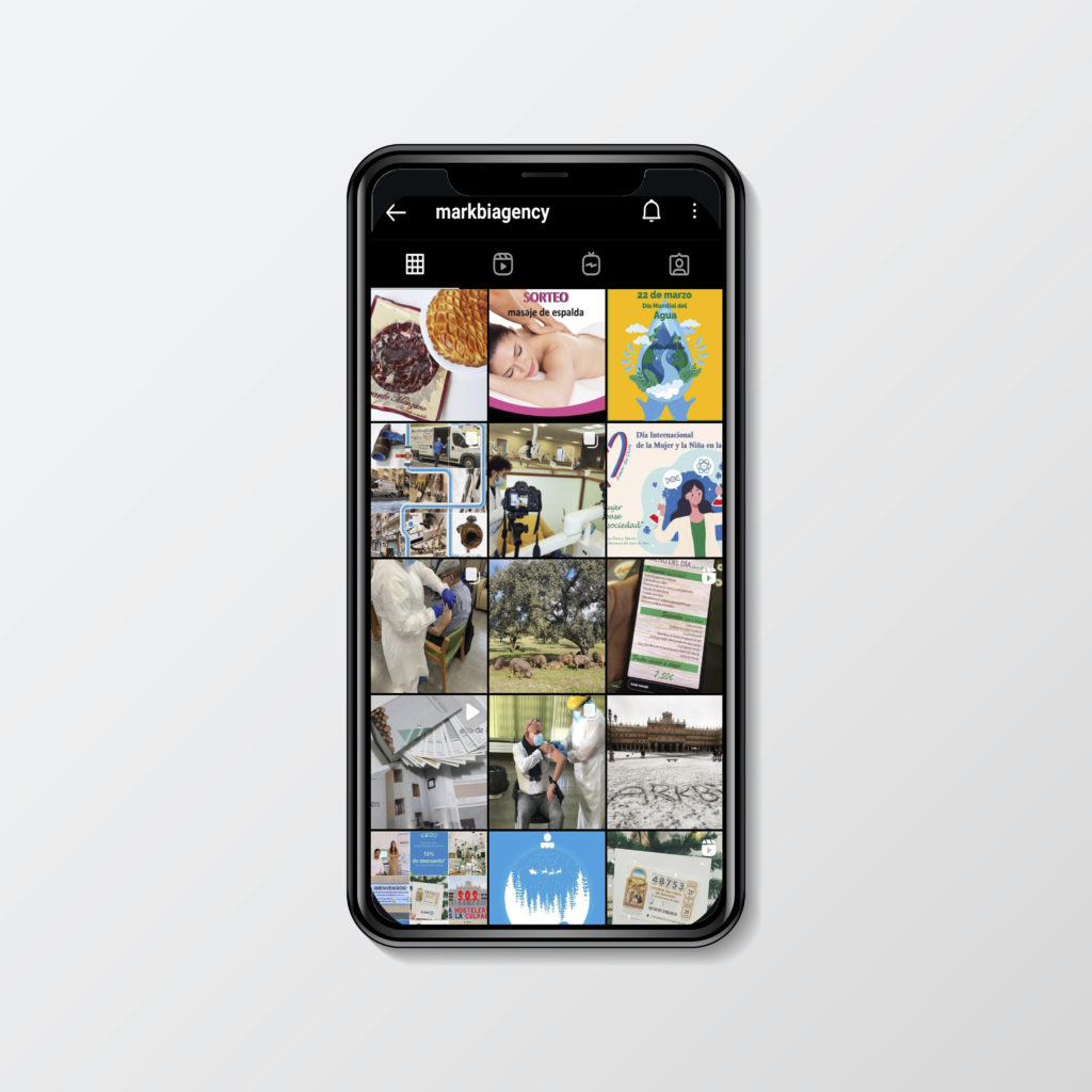 Digital mobile phone screen mockup